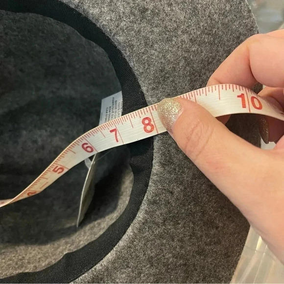 NWT Nordstrom Wool Gray Hat - Picture 6 of 6